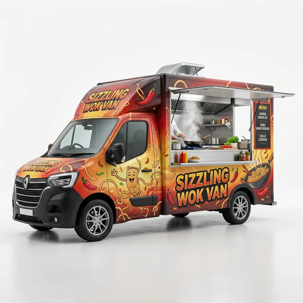 सिज़लिंग वोक वैन (Sizzling Wok Van)